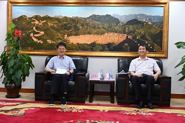 国资委行业协会商会党建工作局副局长方长安一行到党建联系点天空体育在线调研指导工作